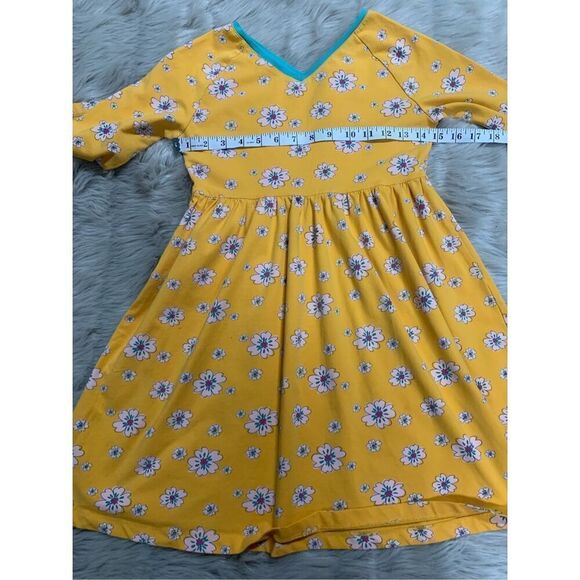 Matilda Jane Moments With You Field Tripper Yellow Floral Dress Size 12 - Picture 5 of 5